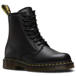 NWT Dr. Martens  Women Black Soft Toe, Slip Resistant, 6 Inch Work Boot (6.0 MW)